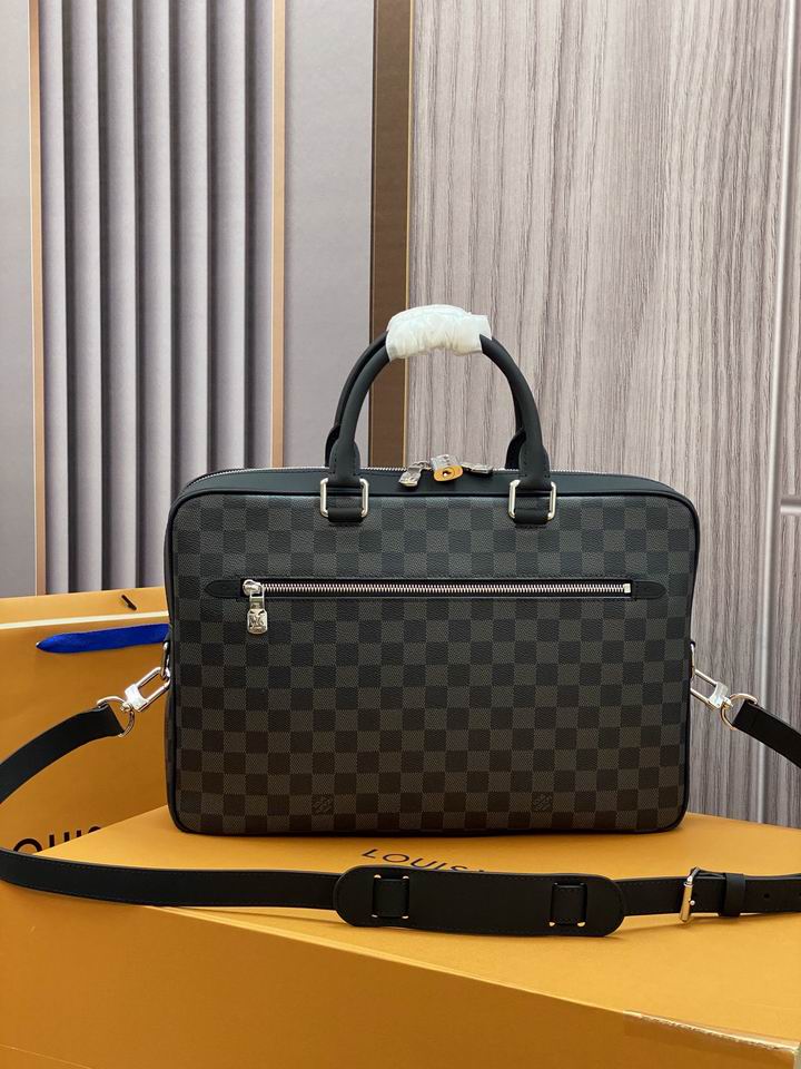 Wholesale Cheap Louis Vuitton Porte Documents Business MM Damier Graphite Canvas bags for Sale