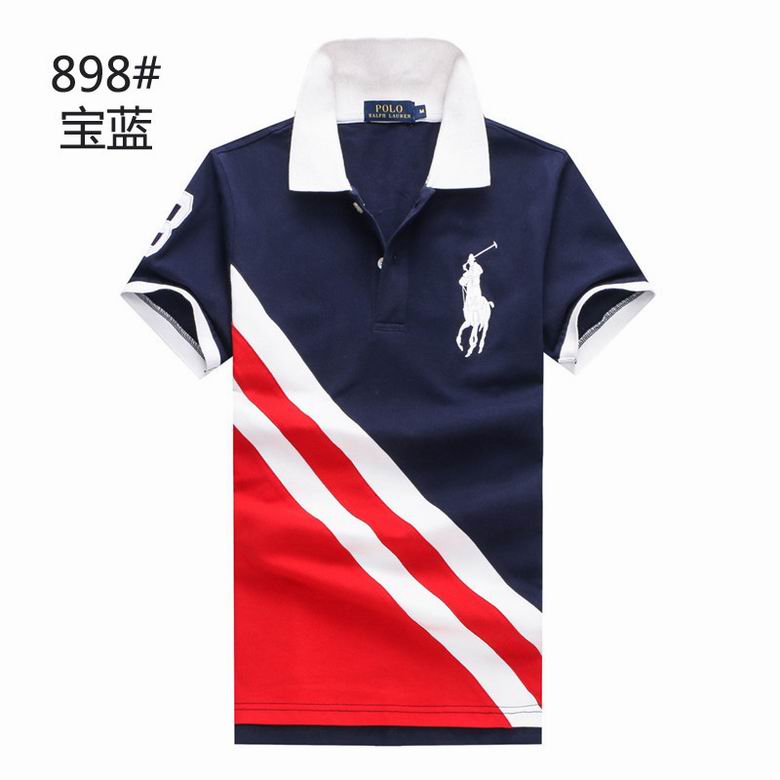 Wholesale Cheap Ralph Lauren Polo Short Sleeve Lapel Men T Shirts for Sale