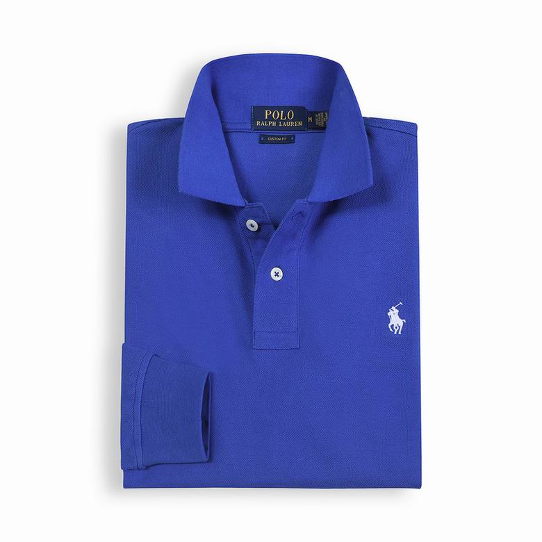 Wholesale Cheap Ralph Lauren Long Sleeve Polo Lapel T Shirts for Sale