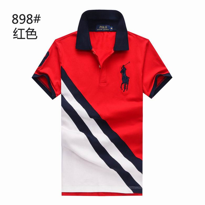 Wholesale Cheap Ralph Lauren Polo Short Sleeve Lapel Men T Shirts for Sale