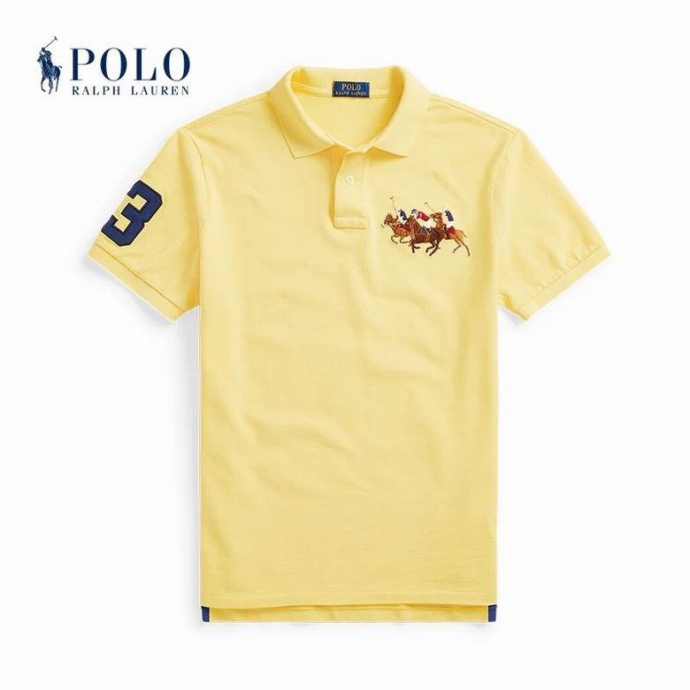 Wholesale Cheap Ralph Lauren Polo Short Sleeve Lapel Men T Shirts for Sale