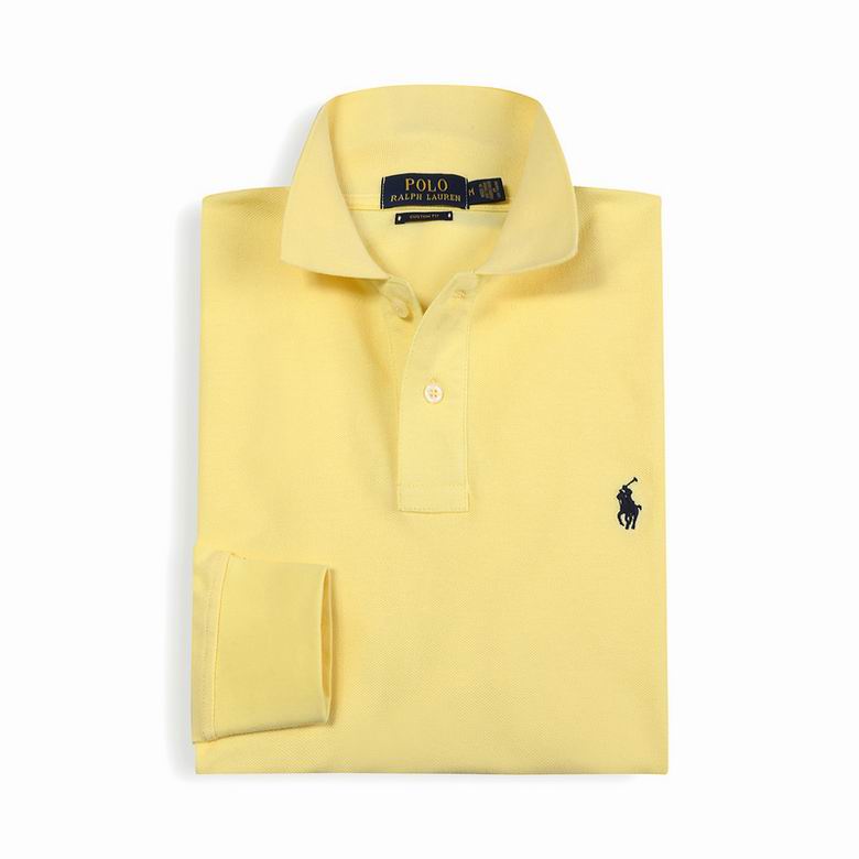 Wholesale Cheap Ralph Lauren Long Sleeve Polo Lapel T Shirts for Sale