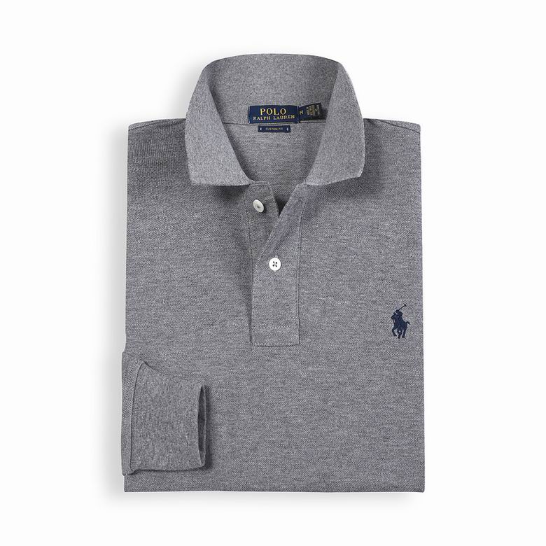 Wholesale Cheap Ralph Lauren Long Sleeve Polo Lapel T Shirts for Sale