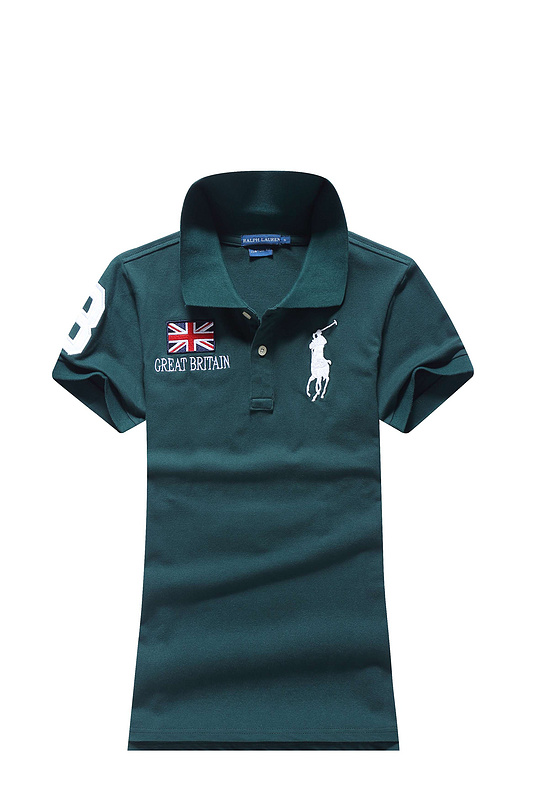 Wholesale Cheap Ralph Lauren Polo Short Sleeve Lapel Women T Shirts for Sale