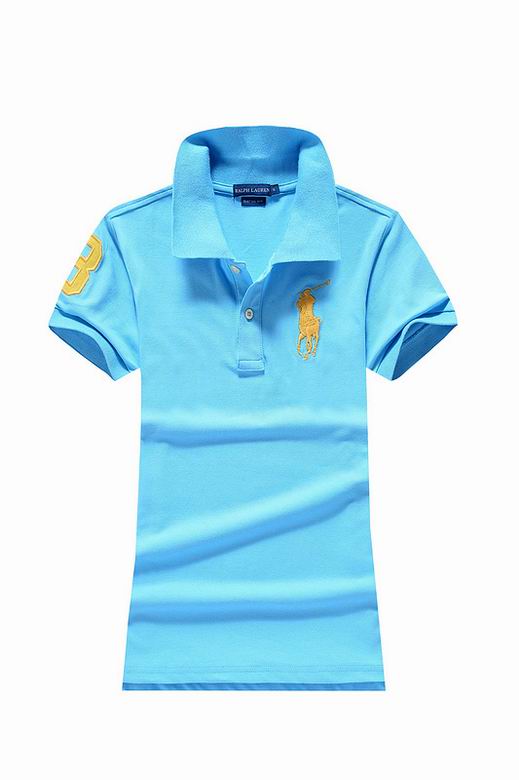 Wholesale Cheap Ralph Lauren Polo Short Sleeve Lapel Women T Shirts for Sale