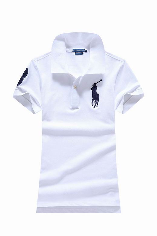 Wholesale Cheap Ralph Lauren Polo Short Sleeve Lapel Women T Shirts for Sale