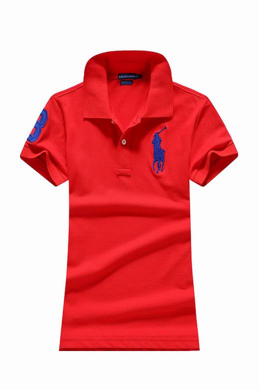 Wholesale Cheap Ralph Lauren Polo Short Sleeve Lapel Women T Shirts for Sale