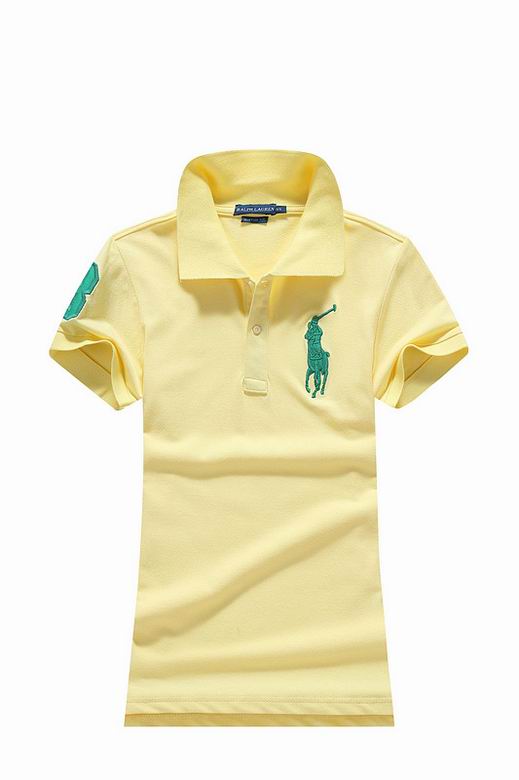 Wholesale Cheap Ralph Lauren Polo Short Sleeve Lapel Women T Shirts for Sale