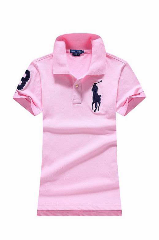 Wholesale Cheap Ralph Lauren Polo Short Sleeve Lapel Women T Shirts for Sale