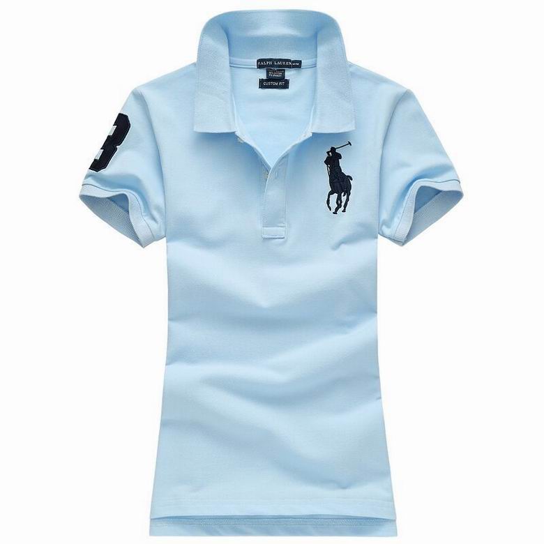 Wholesale Cheap Ralph Lauren Polo Short Sleeve Lapel Women T Shirts for Sale