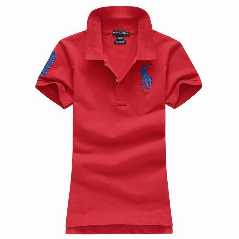 Wholesale Cheap Ralph Lauren Polo Short Sleeve Lapel Women T Shirts for Sale