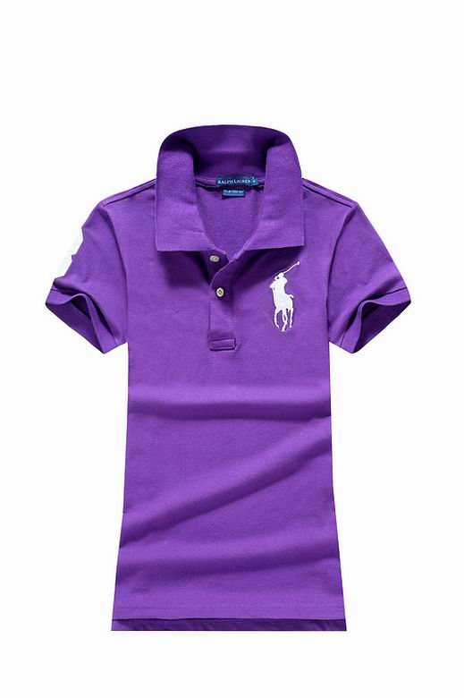 Wholesale Cheap Ralph Lauren Polo Short Sleeve Lapel Women T Shirts for Sale