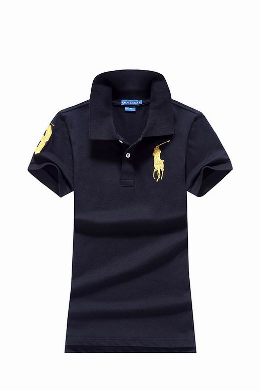 Wholesale Cheap Ralph Lauren Polo Short Sleeve Lapel Women T Shirts for Sale