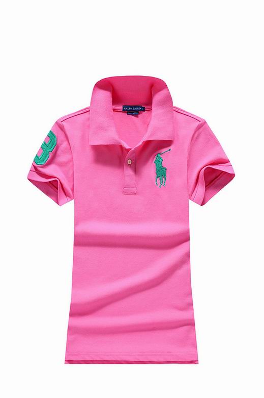 Wholesale Cheap Ralph Lauren Polo Short Sleeve Lapel Women T Shirts for Sale