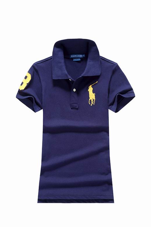 Wholesale Cheap Ralph Lauren Polo Short Sleeve Lapel Women T Shirts for Sale