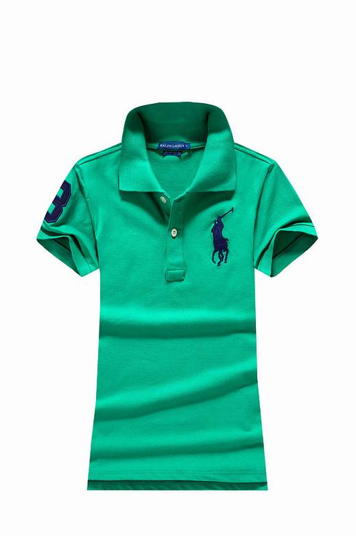 Wholesale Cheap Ralph Lauren Polo Short Sleeve Lapel Women T Shirts for Sale