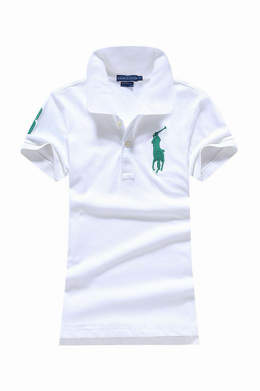 Wholesale Cheap Ralph Lauren Polo Short Sleeve Lapel Women T Shirts for Sale