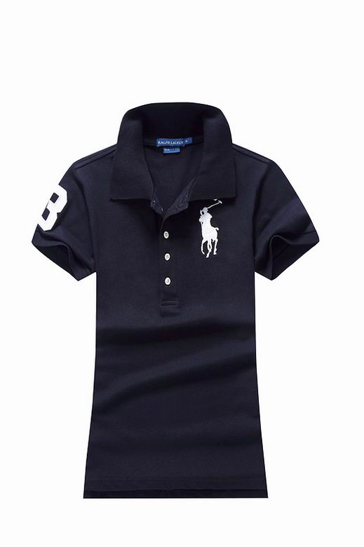 Wholesale Cheap Ralph Lauren Polo Short Sleeve Lapel Women T Shirts for Sale