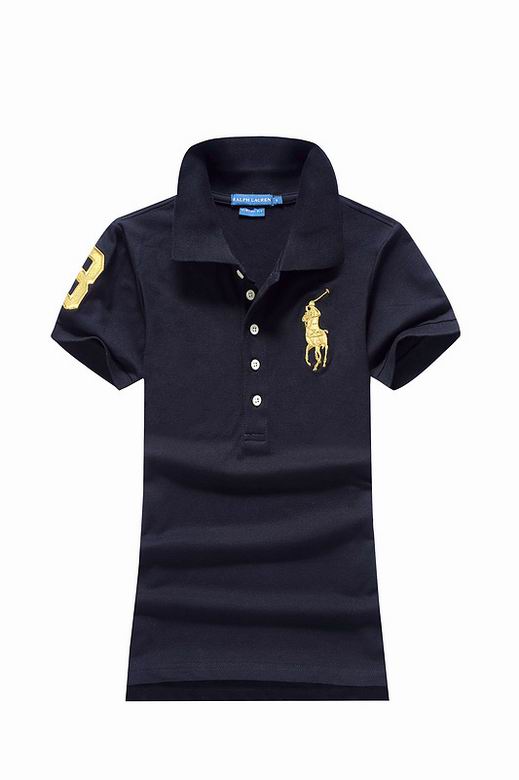 Wholesale Cheap Ralph Lauren Polo Short Sleeve Lapel Women T Shirts for Sale