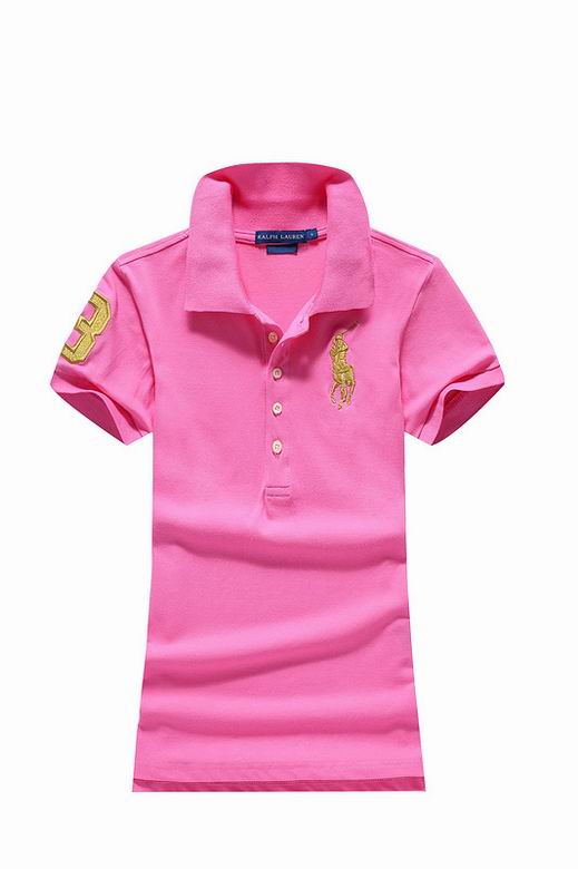 Wholesale Cheap Ralph Lauren Polo Short Sleeve Lapel Women T Shirts for Sale