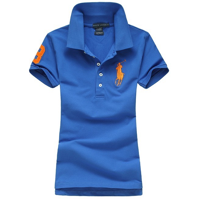 Wholesale Cheap Ralph Lauren Polo Short Sleeve Lapel Women T Shirts for Sale