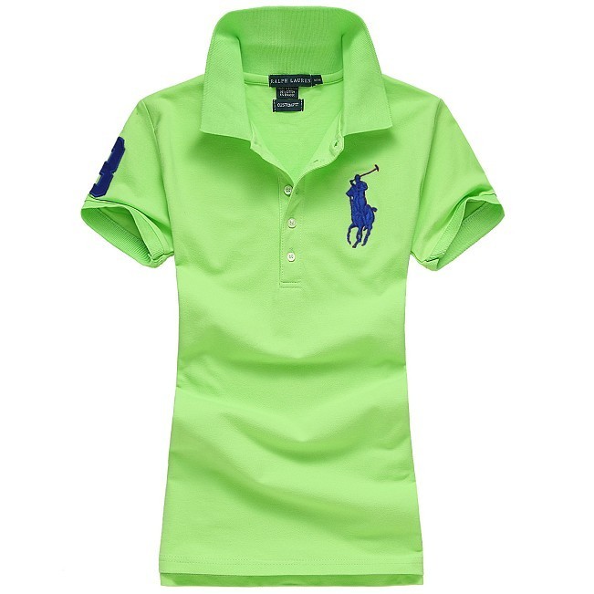 Wholesale Cheap Ralph Lauren Polo Short Sleeve Lapel Women T Shirts for Sale