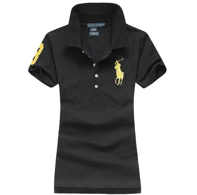 Wholesale Cheap Ralph Lauren Polo Short Sleeve Lapel Women T Shirts for Sale