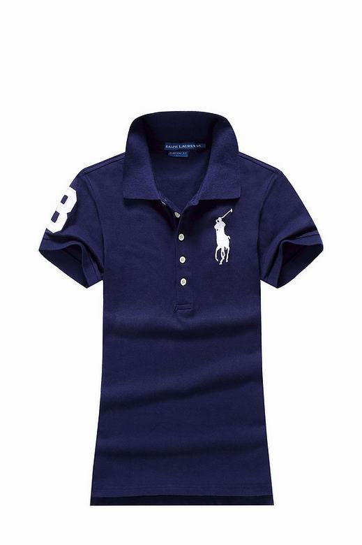 Wholesale Cheap Ralph Lauren Polo Short Sleeve Lapel Women T Shirts for Sale