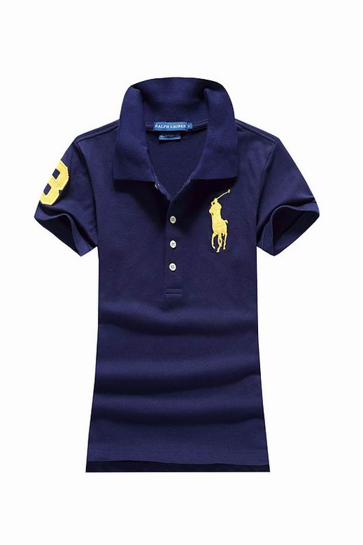 Wholesale Cheap Ralph Lauren Polo Short Sleeve Lapel Women T Shirts for Sale