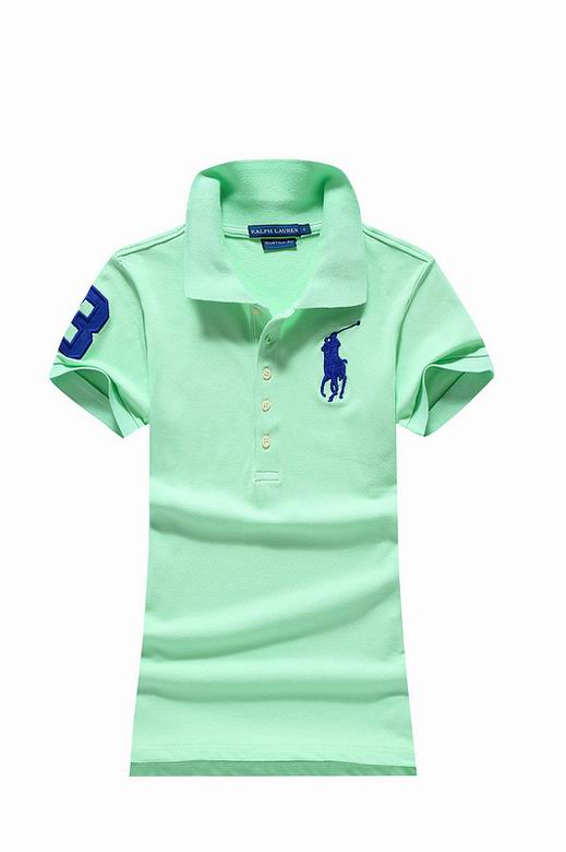 Wholesale Cheap Ralph Lauren Polo Short Sleeve Lapel Women T Shirts for Sale