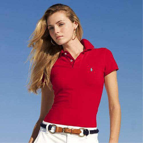 Wholesale Cheap Ralph Lauren Polo Short Sleeve Lapel Women T Shirts for Sale