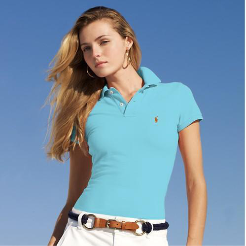 Wholesale Cheap Ralph Lauren Polo Short Sleeve Lapel Women T Shirts for Sale