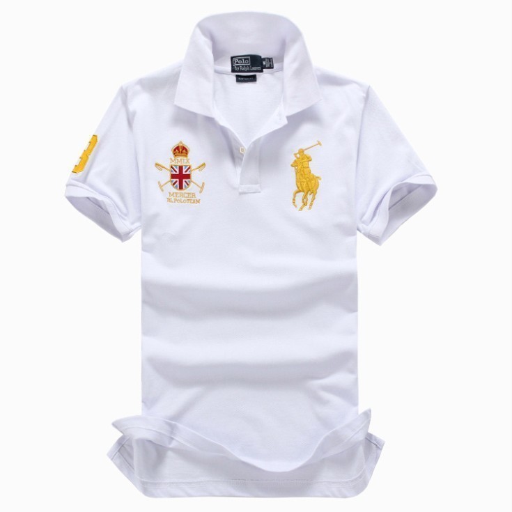 Wholesale Cheap Ralph Lauren Polo Short Sleeve Lapel Men T Shirts for Sale