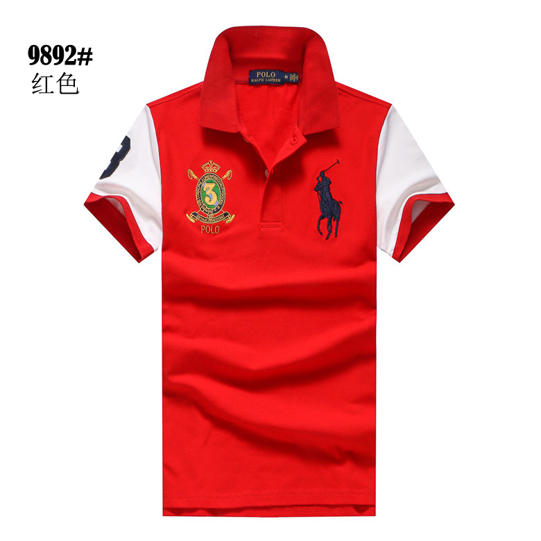 Wholesale Cheap Ralph Lauren Polo Short Sleeve Lapel Men T Shirts for Sale