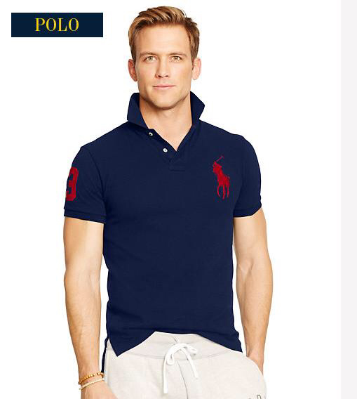 Wholesale Cheap Ralph Lauren Polo Short Sleeve Lapel Men T Shirts for Sale