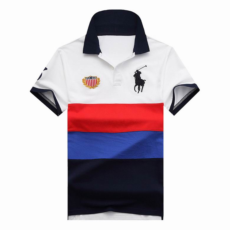 Wholesale Cheap Ralph Lauren Polo Short Sleeve Lapel Men T Shirts for Sale