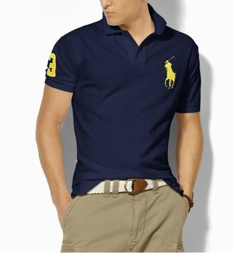 Wholesale Cheap Ralph Lauren Polo Short Sleeve Lapel Men T Shirts for Sale