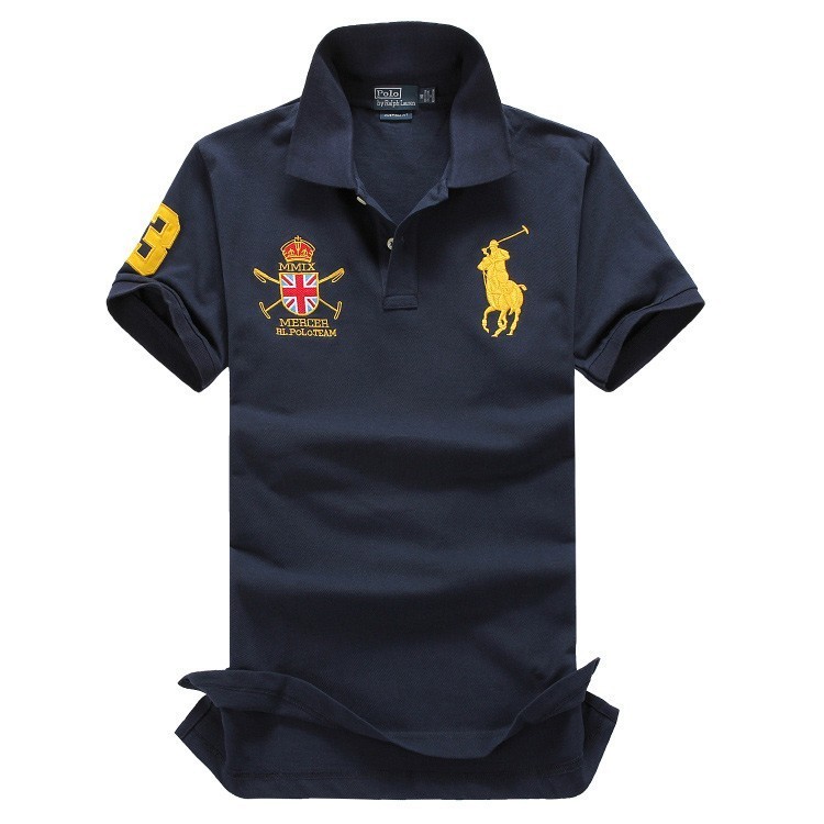 Wholesale Cheap Ralph Lauren Polo Short Sleeve Lapel Men T Shirts for Sale