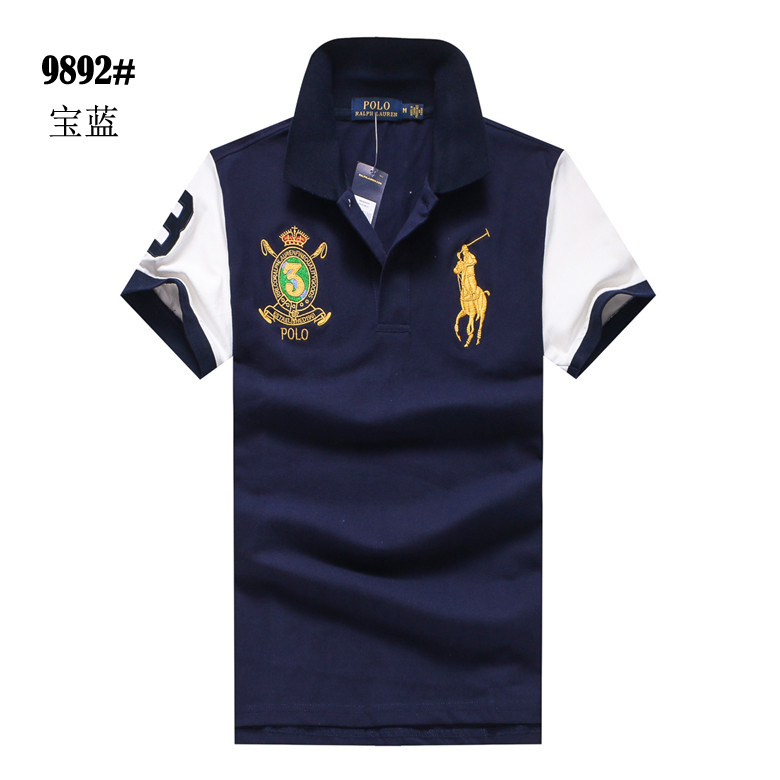 Wholesale Cheap Ralph Lauren Polo Short Sleeve Lapel Men T Shirts for Sale