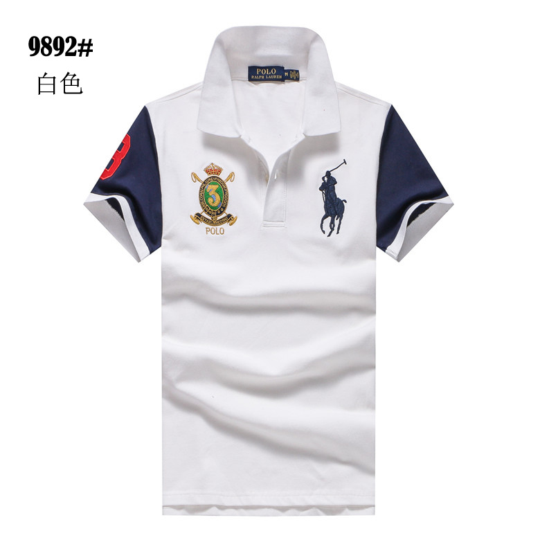 Wholesale Cheap Ralph Lauren Polo Short Sleeve Lapel Men T Shirts for Sale