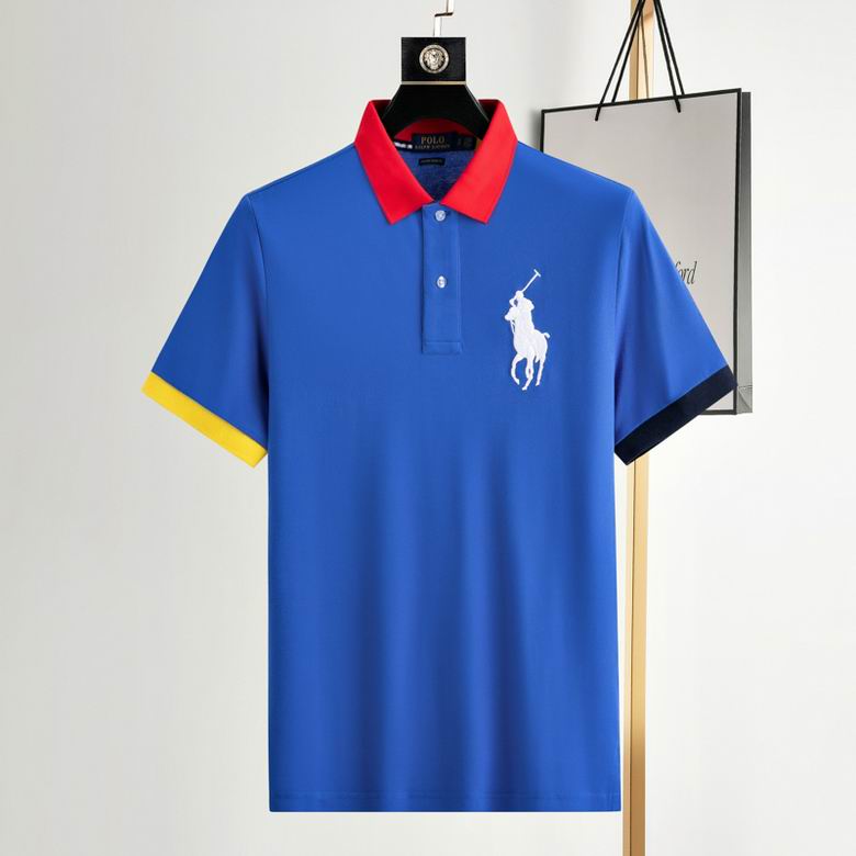 Wholesale Cheap Ralph Lauren Polo Short Sleeve Lapel Men T Shirts for Sale