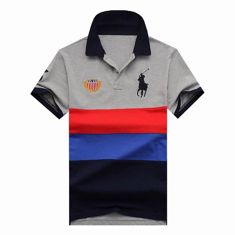 Wholesale Cheap Ralph Lauren Polo Short Sleeve Lapel Men T Shirts for Sale