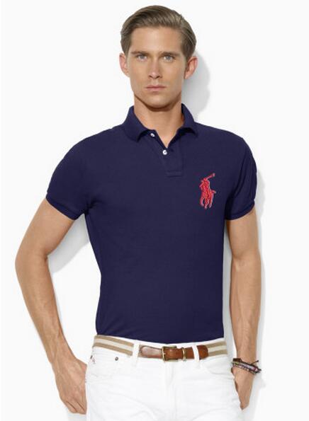 Wholesale Cheap Ralph Lauren Polo Short Sleeve Lapel Men T Shirts for Sale