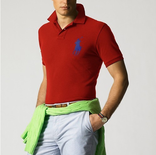 Wholesale Cheap Ralph Lauren Polo Short Sleeve Lapel Men T Shirts for Sale