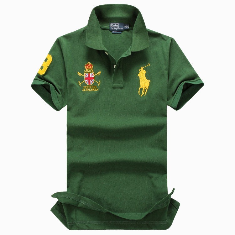 Wholesale Cheap Ralph Lauren Polo Short Sleeve Lapel Men T Shirts for Sale