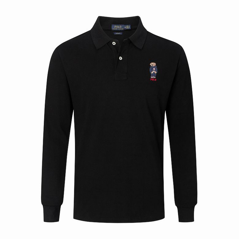 Wholesale Cheap Ralph Lauren Long Sleeve Polo Lapel T Shirts for Sale