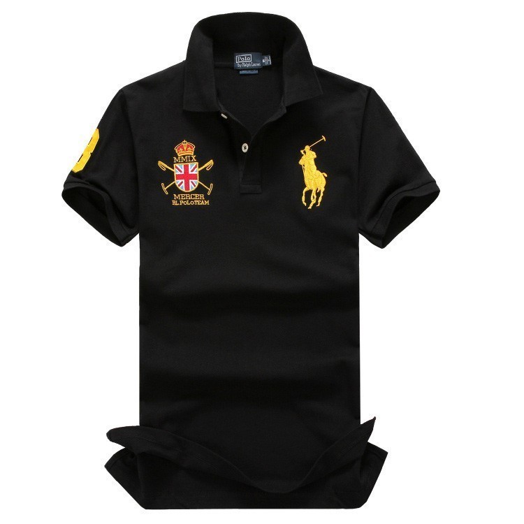 Wholesale Cheap Ralph Lauren Polo Short Sleeve Lapel Men T Shirts for Sale