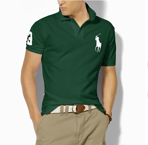 Wholesale Cheap Ralph Lauren Polo Short Sleeve Lapel Men T Shirts for Sale