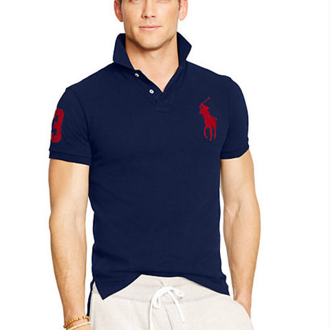 Wholesale Cheap Ralph Lauren Polo Short Sleeve Lapel Men T Shirts for Sale