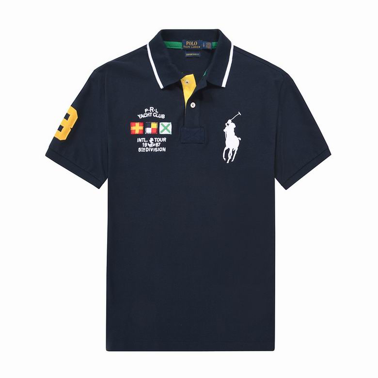 Wholesale Cheap Ralph Lauren Polo Short Sleeve Lapel Men T Shirts for Sale